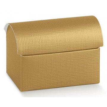 Dárková papírová krabička zlatý dekor | WrapCo