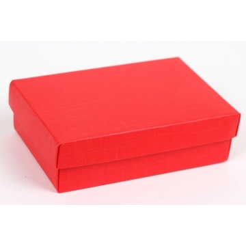 Červená dárková krabička s víčkem | WrapCo