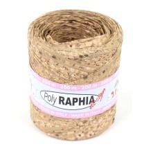 Stuha raphia přírodní korek.