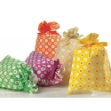 Dárkový sáček barevný mix puntík