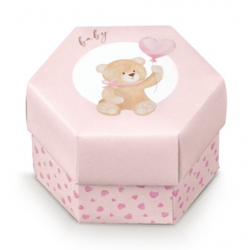 Dárková papírová krabička Esagono – šestiboký tvar