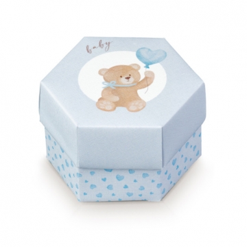 Dárková papírová krabička Esagono – šestiboký tvar