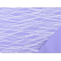 Oboustranná dárková PP fólie s bílými linkami na světle fialovém podkladu |WrapCo
