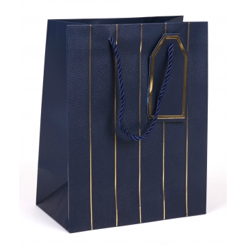 Dárková papírová taška tmavě modrá | WrapCo.
