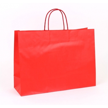 Dárková papírová taška červená | WrapCo