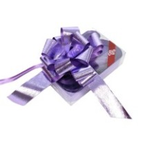 Stahovací stuha Bouquet fialová lesklá | WrapCo.
