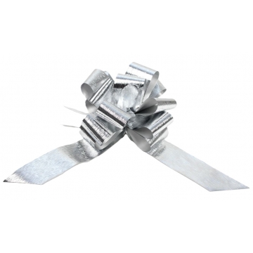 Stahovací stuha ST4 stříbná