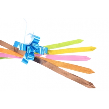 Krátké stahovací stuhy lesklé Bouquet 19 mm | WrapCo.