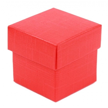 Červená dárková papírová krabička | WrapCo.