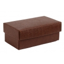 Dárková krabička hnědá s víčkem | WrapCo