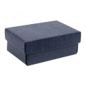 Tmavě modrá dárková krabička s víčkem | WrapCo.