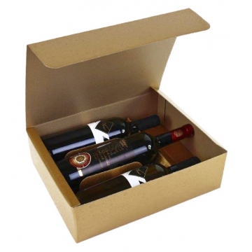 Univerzální dárková krabička UNICA vhodná na víno i jiné kombinace dárků | WrapCo