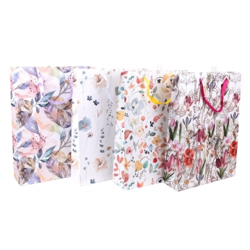Dárkové papírové tašky květované | WrapCo.
