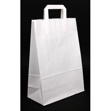 Dárková papírová taška bílá | WrapCo.