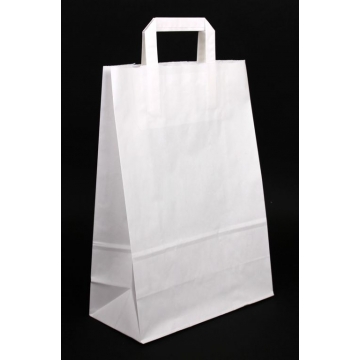 Dárková papírová taška bílá.
