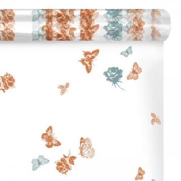 Celofán barevný - motýl s květy | Wrapco