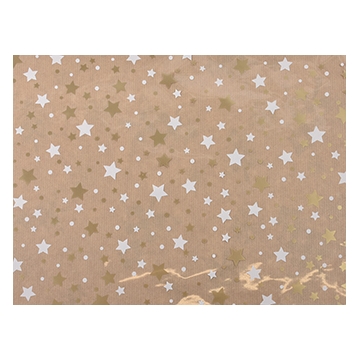 Vánoční celofán s jemným leskem a svátečními motivy, ideální pro balení dárků, košů a dekorací | WrapCo