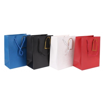 Dárkové papírové tašky metalové | WrapCo.