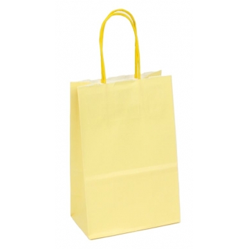 Dárková papírová taška banánová s pevným točeným ouškem | WrapCo