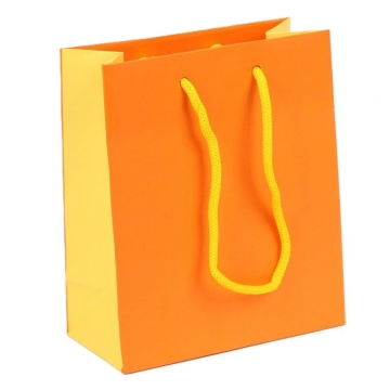 Dárková papírová taška oranžová | WrapCo