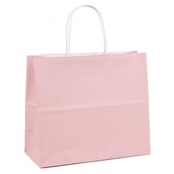Dárková papírová taška růžová.
