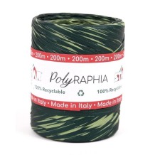 Stuha Raphia Duo zelená | WrapCo