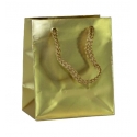 Dárková papírová taška zlatá | WrapCo