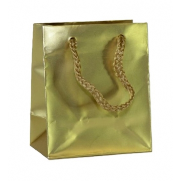 Dárková papírová taška zlatá | WrapCo