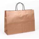 Dárková papírová taška bronzová.