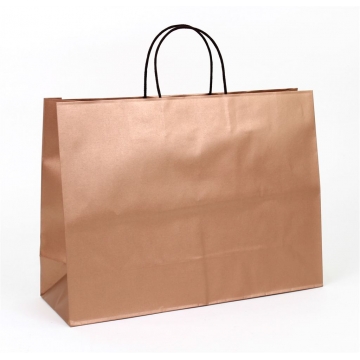 Dárková papírová taška bronzová.