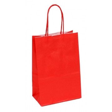 Dárková papírová taška červená | WrapCo