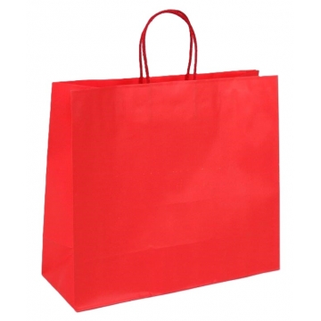 Dárková papírová taška červená | WrapCo