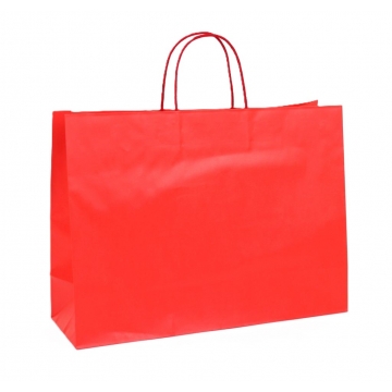 Dárková papírová taška červená | WrapCo