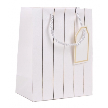 Bílá dárková taška lux | WrapCo.