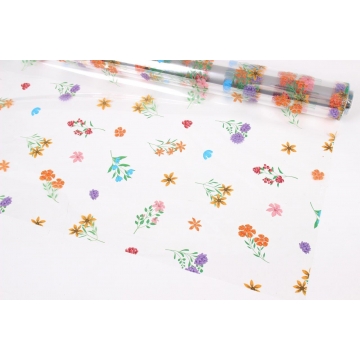 Celofánová role dekor barevný květ | WrapCo