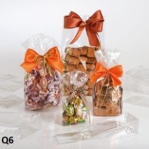 Sáček celofánový s křížovým dnem 6x4x22cm | WrapCo