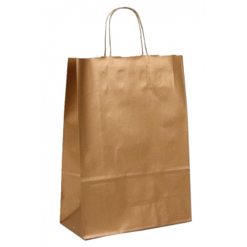 Dárková papírová taška zlatá | WrapCo