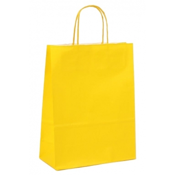 Dárková papírová taška žlutá | WrapCo