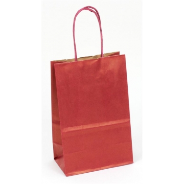 Dárková papírová taška bordó.